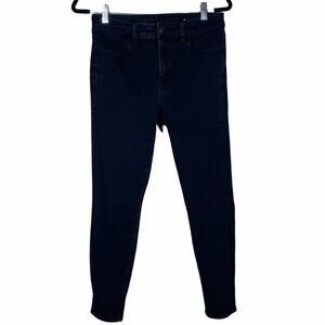 American eagle Black skinny jeans sz 6 short